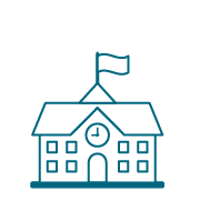 school building icon